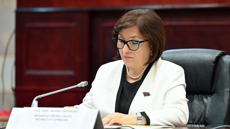 Sahibə Qafarova Milli və Regional Parlamentlərin Sədrlərinin Konfransında iştirak edib