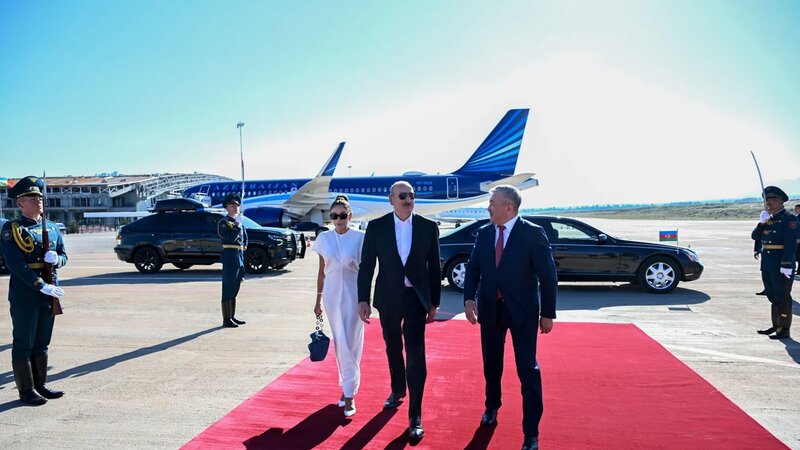 Prezident İlham Əliyevin Qırğızıstana səfəri başa çatdı