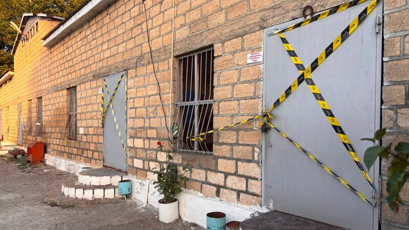 Yevlaxda butulkaları su hovuzunda yuyurmuşlar