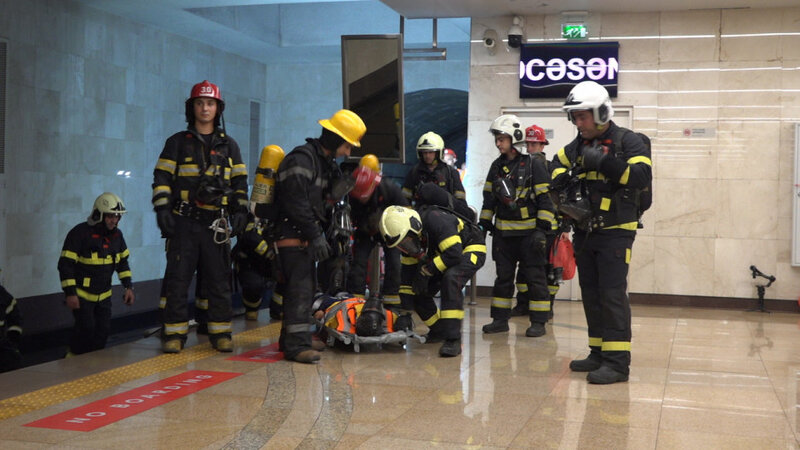 FHN metroda növbəti birgə təlim keçirdi -