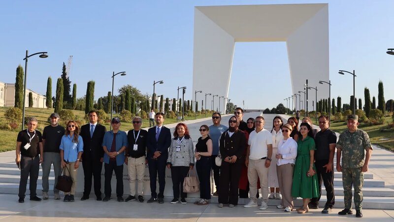 Türkiyədən bir qrup media nümayəndəsi Xankəndi şəhərində olub
