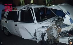 Tovuzda yol qəzası baş verib, xəsarət alan var