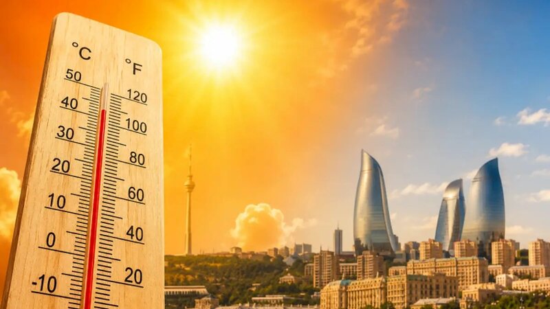 Sabah Bakıda 36 dərəcə isti olacaq