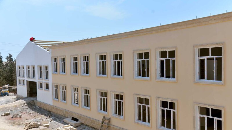 Bakıda 7 təhsil müəssisəsində tikinti və əsaslı təmir işləri aparılır