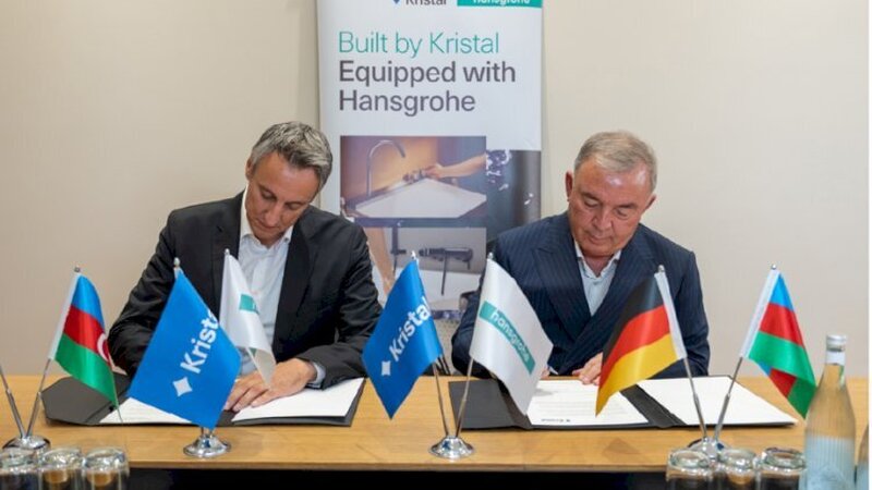 Kristal və Hansgrohe arasında əməkdaşlıq memorandumu imzalanıb