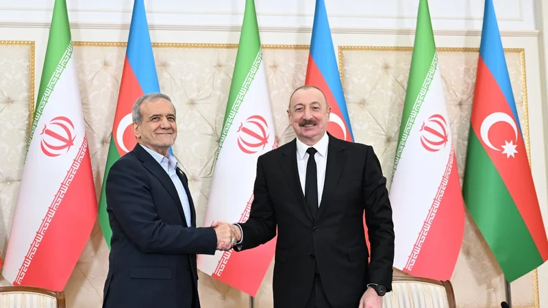 Prezident İlham Əliyev Məsud Pezeşkiana təşəkkür etdi