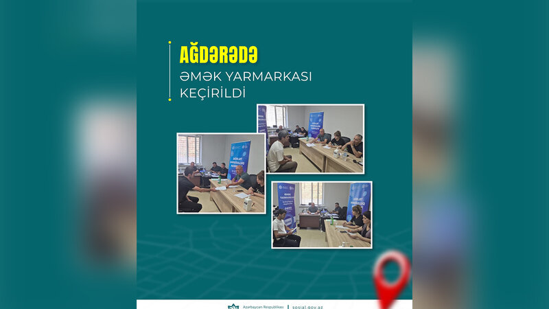 Ağdərədə əmək yarmarkası keçirildi