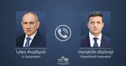Paşinyan və Zelenski arasında telefon danışığı olub