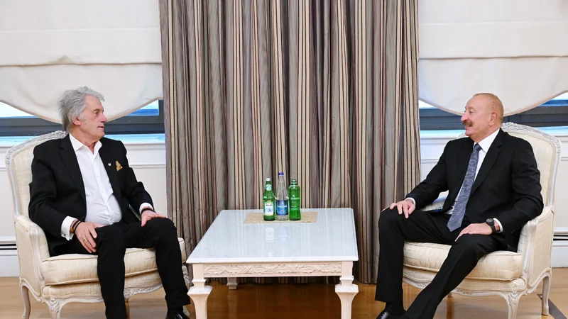 İlham Əliyev Ukraynanın sabiq Prezidenti ilə görüşdü