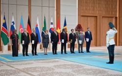 Azərbaycan səfiri etimadnaməsini Qazaxıstan Prezidentinə təqdim edib