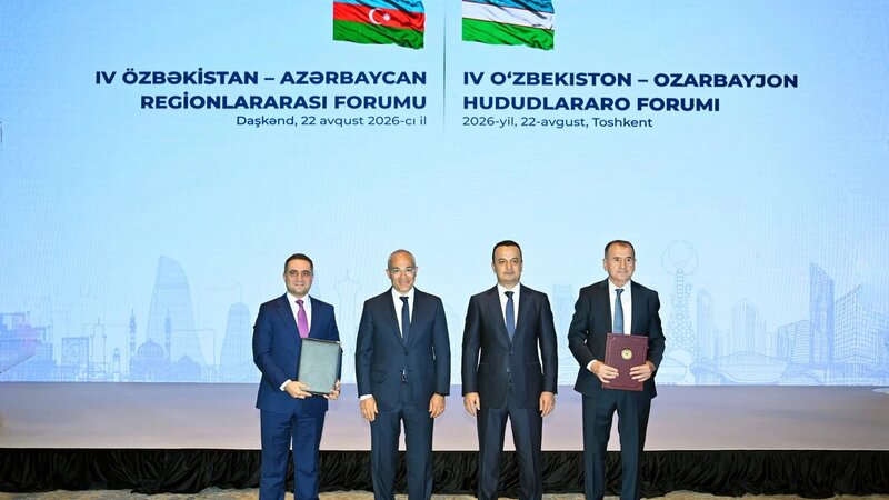 Özbəkistanla Azərbaycan arasında 5 sahədə əməkdaşlığı əhatə edən sənədlər imzalanıb