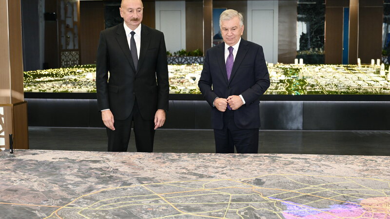 Prezident İlham Əliyev Özbəkistanın ən böyük şəhərsalma layihəsi - “Yeni Daşkənd”lə tanış olub