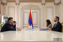 Rubinyan Devid Allenlə Azərbaycanla sülh prosesi barədə danışdı