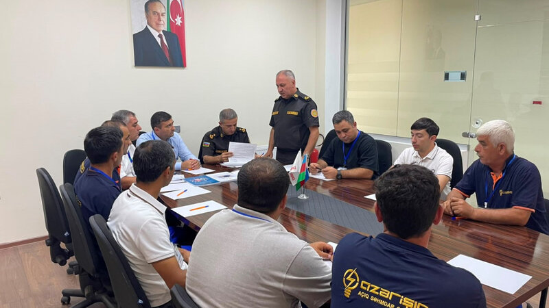FHN-in Gəncə Regional Mərkəzi tərəfindən rəhbər heyətin mülki müdafiə məşqləri təşkil edilib -