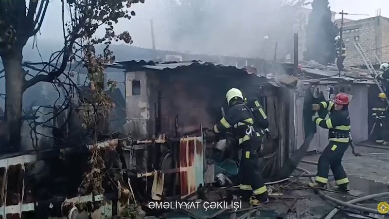Binəqədidə yanğın oldu, bir nəfərin meyiti aşkar olundu