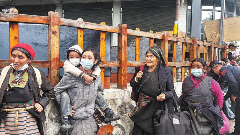 Tibetdə daşqından zərər çəkənlər təxliyə olundu