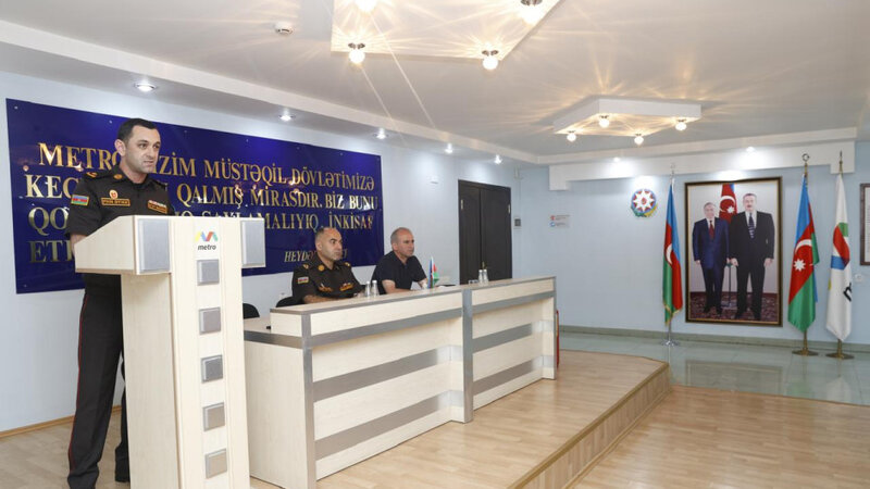 FHN Bakı Metropolitenində yanğın təhlükəsizliyinə dair tədbirlər keçirib - FOTO
