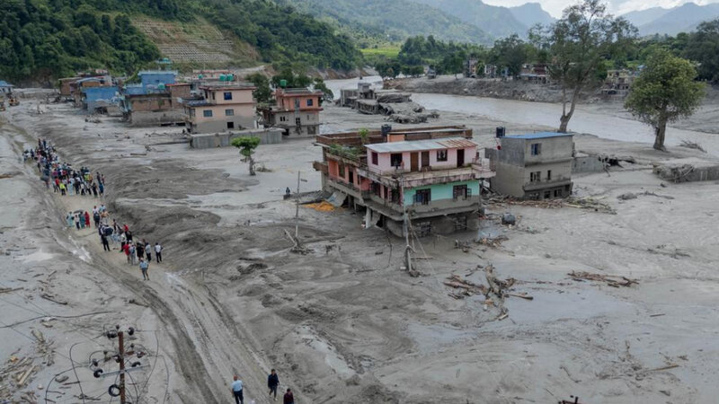 Nepalda daşqın fəlakətinin ilkin maliyyə ziyanı açıqlandı