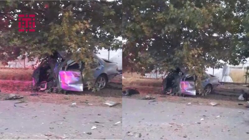 Füzulidə "Mercedes" ağaca çırpıldı: 27 yaşlı sürücü öldü