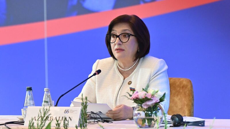 Sahibə Qafarova Qoşulmama Hərəkatına üzv ölkələrin Dövlət və Hökumət Başçılarının Birinci Konfransının 65 illiyinə həsr olunmuş tədbirdə çıxış edib