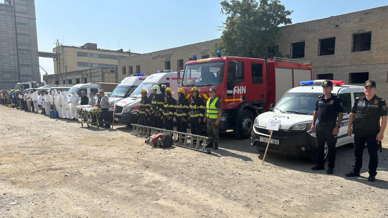 FHN-in Muğan Regional Mərkəzi tərəfindən mülki müdafiə məşqləri keçirildi