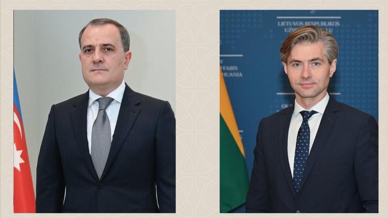 Azərbaycan və Litva XİN rəhbərləri regional təhlükəsizlik məsələlərini müzakirə ediblər