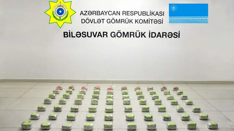İrandan Rusiyaya aparılan 25 kiloqram marixuana Azərbaycanda saxlanıldı