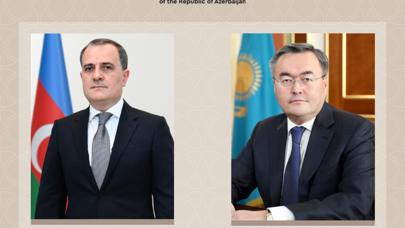 Azərbaycan və Qazaxıstan XİN rəhbərləri telefonla danışıb