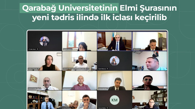 Qarabağ Universitetində yeni tədris ilinin əsas hədəfləri müəyyənləşdirilib