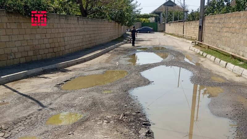 Mingəçevirin bu küçəsində antisanitar vəziyyət yaranıb -