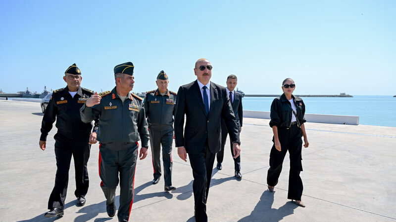 Prezident İlham Əliyev Hərbi Dəniz Qüvvələrində oldu - FOTO/ VİDEO