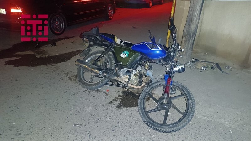 Tovuzda "Ford" motosikletlə toqquşdu, 18 yaşlı oğlan yaralandı