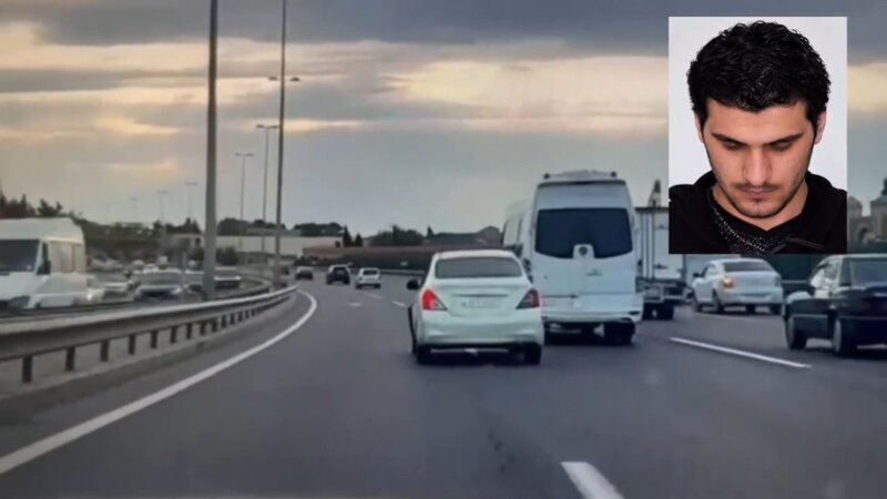 Bakıda avtoxuliqanlıq edən sürücü həbs edildi -