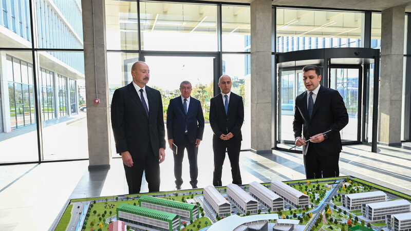 İlham Əliyev “SABAH.city” innovasiya şəhərciyinin birinci mərhələsinin açılışında iştirak etdi