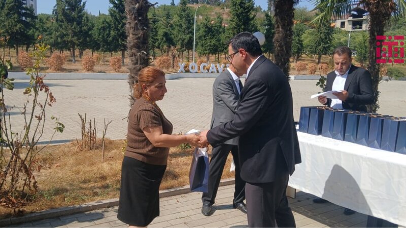 Xocavəndə qayıdan ailələrə evlərinin açarları təqdim edildi -