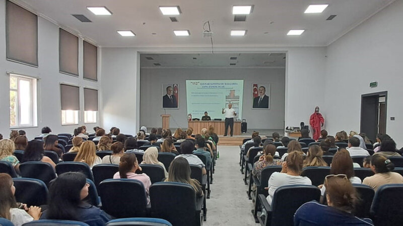 FHN-in Sumqayıt Regional Mərkəzində mülki müdafiə kursları keçirildi
