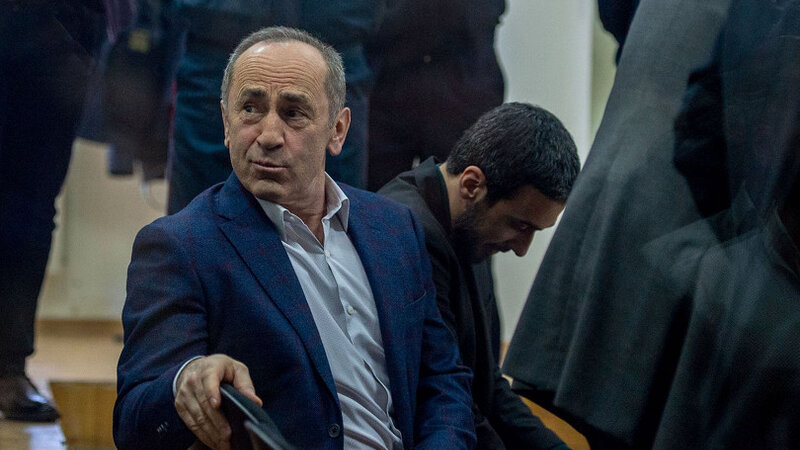 Köçəryan, Ohanyan və Xaçaturovun məhkəməsi başladı