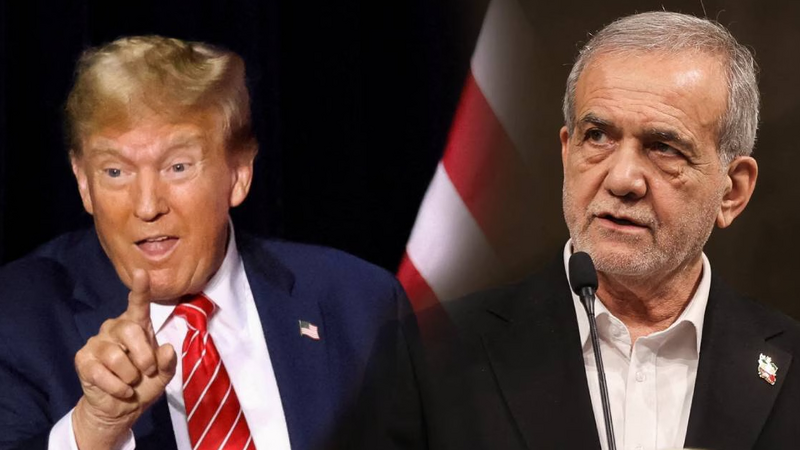 Donald Tramp Məsud Pezeşkianla görüşə hazırdır