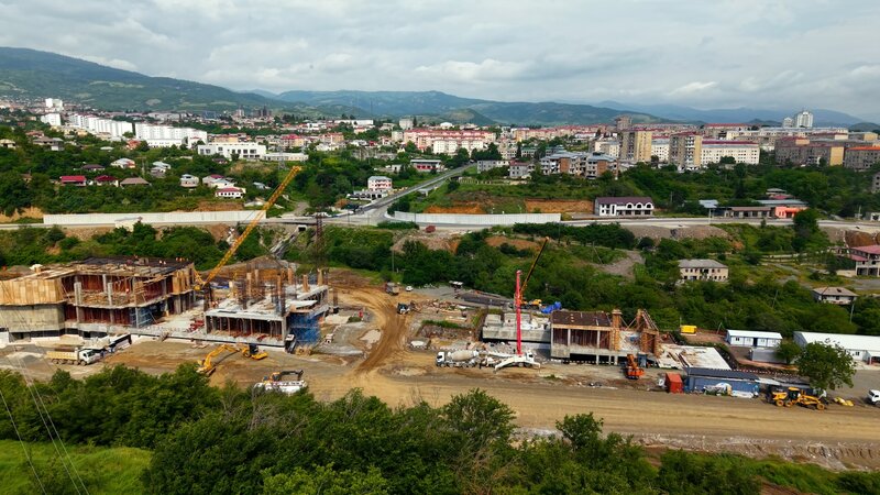 Ağdam-Xankəndi dəmiryol xəttinin tikintisi 48% başa çatıb