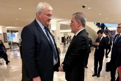 Ceyhun Bayramov Ukraynanın XİN başçısı ilə görüşüb