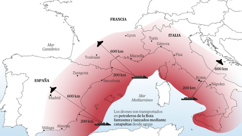 Rusiyanın İspaniya, Fransa və İtaliyaya hücumu ilə bağlı xəbərdarlıq edildi