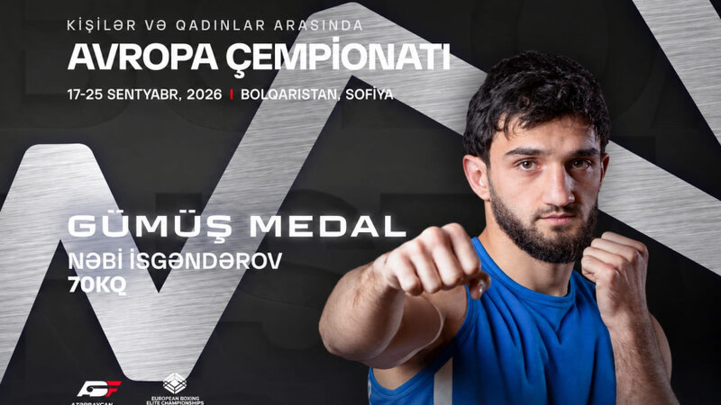 Azərbaycan boksçusu Avropa çempionatında gümüş medal qazandı