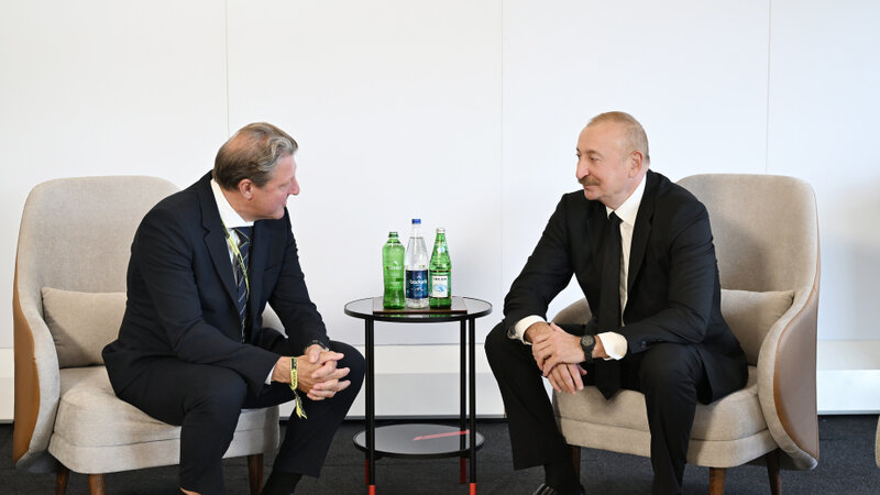 İlham Əliyev Beynəlxalq Xizək və Snoubord Federasiyasının prezidenti ilə görüşdü