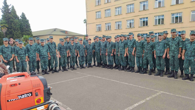 FHN-in Cənub Regional Mərkəzi Dövlət Sərhəd Xidmətinin hərbi hissəsində təlim keçirdi -