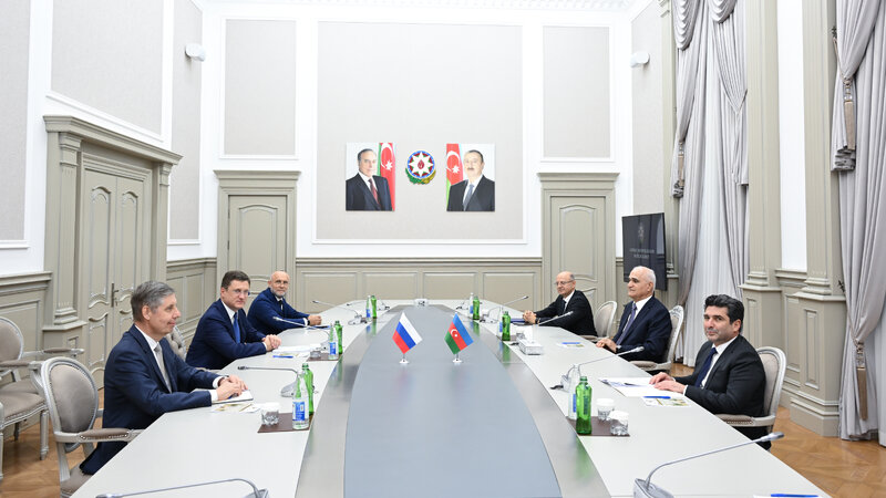Şahin Mustafayev Aleksandr Novakla görüşdü