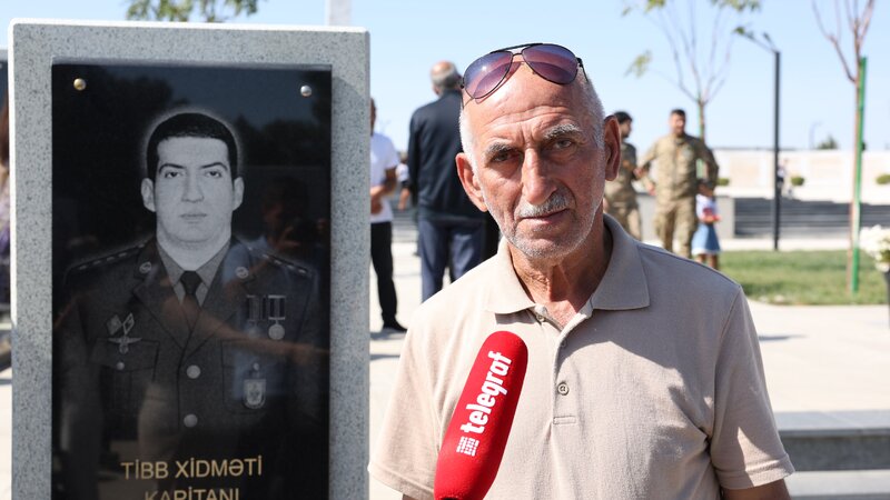 Şəhid atası: Oğlum cəbhə boyu döyüşlərdə həkim kimi iştirak edib