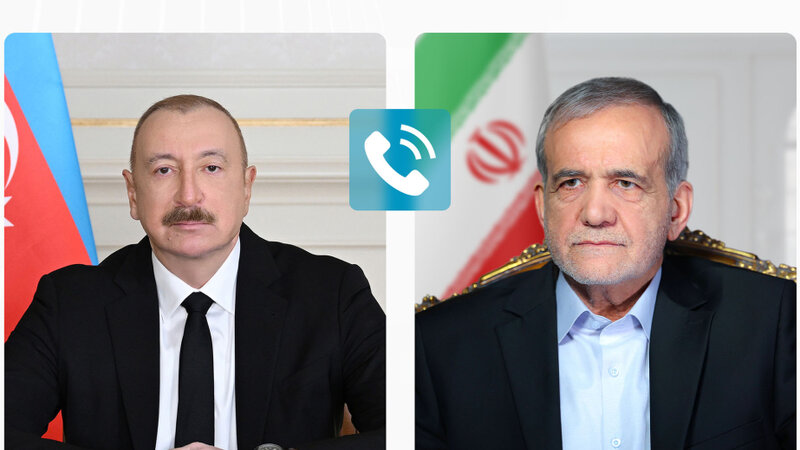 İlham Əliyev Məsud Pezeşkiana zəng etdi