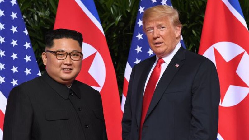 Tramp Kim Çen Inı dostu adlandırıb