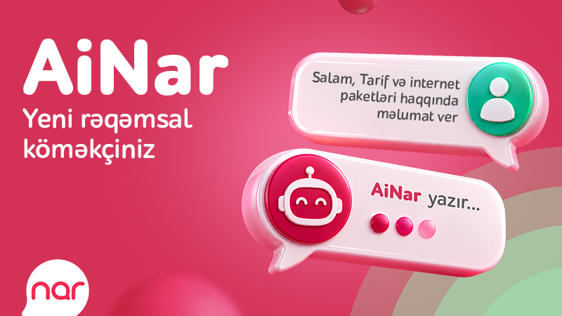 “Nar” “AiNar” rəqəmsal köməkçisini istifadəyə verdi