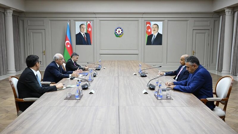 Əli Əsədov Beynəlxalq Üzgüçülük Federasiyasının prezidenti ilə görüşdü